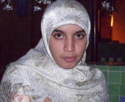 Image of Imane Laghriss and her twin sister were arrested four years ago for allegedly planning to blow themselves up inside Morocco's parliament building. They were 14 years old at the time. MARC PERELMAN - FREELANCE WRITER