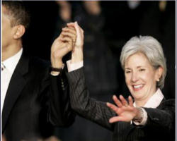 Image of Late Term Abortionist Tiller and his political action committee, ProKanDo, contributed at least $238,000 to help Sebelius' campaigns, and engaged in further fundraising on her behalf. 