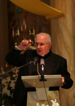 Image of (Bishop Fabian W. Bruskewitzof Lincoln) 'The fact that you have some sort of past connection with the State of Nebraska makes it all the more painful that the Catholic people here have to see your betrayal of the moral teachings of the Catholic Church.'