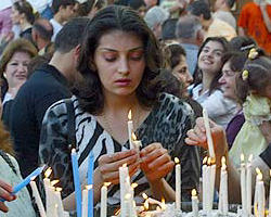 Image of We only hope that the blood of the martyrs will one day bring us peace and stability.