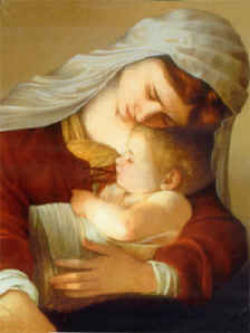 Image of Surely words could scarcely describe what it must have been like for her to look down at His little face and realize the mighty and sovereign Lord she bowed down to was now wearing the skin of her own flesh and nursing at her breast!  To be twice overcome with fierce and tender love; once as a mother for her child, and twice as a servant daughter of her Savior. 