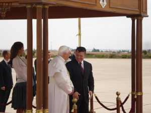 Image of Benedict XVI's visit to Jordan is enabling Catholics in the country to relish in their identity as 