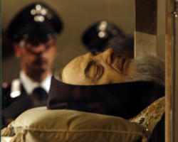 Image of '...all suffering, before the suffering face of Christ, must be able to become love.'