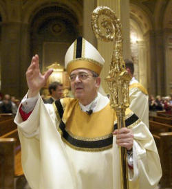 Image of Cardinal Justin Rigali sent a letter to members of the House Appropriations Committee regarding a decision made by a subcommittee last week that will permit direct public funding for abortion in Washington, D.C.