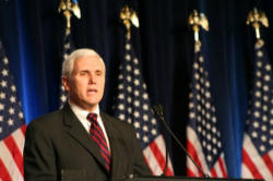 Image of Representative Mike Pence has an amendment to the Labor-HHS appropriations bill that would bar Title X money to Planned Parenthood.