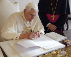 Image of In 79 paragraphs, the encyclical addresses all the crucial topics of development and the interdependence of the world needing to be matched by ethical consciences.