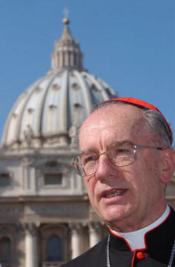 Image of Cardinal Claudio Hummes, Archbishop Emeritus of São Paulo, Prefect of the Congregation for the Clergy.