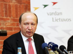 Image of (Pictured: Prime Minister Andrius Kubilius) A recent attempt to introduce a fairy tale about two princes falling in love into the curriculum for kindergartens sparked a national scandal that helped encourage the new legislation.