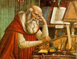 Image of St. Jerome died in 420, but his profound influence still works among us.