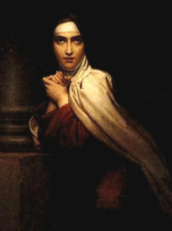 Image of St. Teresa of Avila 'All blessings come to us through our Lord. He will teach us, for in beholding his life we find that he is the best example.'