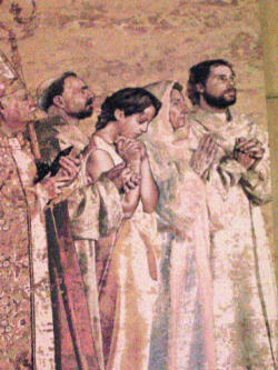 Image of On this day let us revive in ourselves an attraction toward Heaven that calls us to carry on in our earthly pilgrimage. Let us lift in our hearts the desire to always unite ourselves to the family of the saints, of which we already have the grace to be a part. 