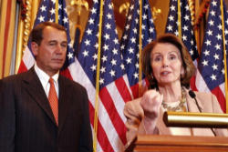 Image of John Boehner and Nancy Pelosi.