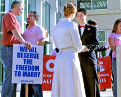 Image of IRD Vice President Alan Wisdom: 'Same-sex marriage proponents have labeled opposition to gay unions as driven by fear. On the contrary, many people support traditional marriage because of a positive belief in its intrinsic value as a building block of public life'.