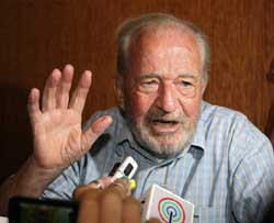Image of Fr. Michael Sinnot said he was treated well by his captors, though he had to endure many difficulties when moving by sea and walking in the jungle.