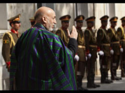 Image of (Pictured: Hamid Karzai) Whatever may happen, Karzai’s power has been weakened and it is not clear whether US President Barack Obama will send 40,000 more troops to the country.