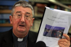 Image of The Holy Father then called for a 'deep examination' of the life of the Church in Ireland. Archbishop Martin affirmed that the Pontiff was 'visibly upset' when he was presented by the prelates with the details contained in the Ryan report.