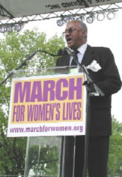 Image of Rev. Carlton Veazey, president and CEO of the Religious Coalition for Reproductive Choice.