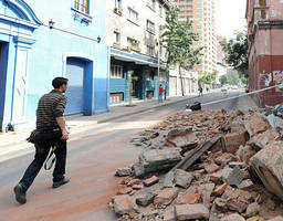 Image of Early Saturday morning a devastating 8.8 magnitude earthquake struck Chile, setting off a tsunami which threatened a quarter of the globe.