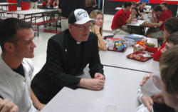 Image of Fr Peter Gallagher of the Colts (pictured) is 'Catholic Athletes for Christ' NFL Ministry lead Chaplain.