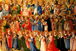 Image of (Pictured: The Saints who beckon us all to holiness in the ordinary things of our daily lives and in every vocation and state in life) 'I started seeing lay heroes as I went about my daily business, and I will write about them and their stories of simple heroism.' - Michael Brandon
