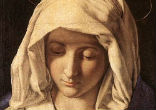 Image of Our spiritual Mother never ceases to pray from the depths of her Immaculate Heart for the repentance and conversion of her children in the Church.