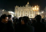 Image of A passage from the Gospel was then read out, after which the Pope responded to questions put to him by five priests, representing the five continents.