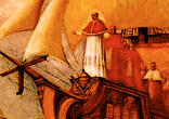 Image of Don Bosco saw the Church as a great Ship of Peter surrounded by a flotilla of other vessels. They were engaged in intense warfare. At the helm of the Church was the Pope.