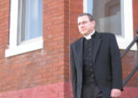 Image of Fr. Paul Schenck is the founding Director of the National Pro-Life Center (NPLC) on Capitol Hill in Washington, DC. He is pictured here, years ago, when he was a protestant minister. He has been a long time iconic figure in the Pro-Life movement 