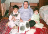 Image of Asia Bibi and her two children
