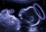 Image of The Incarnate Word of God became a human person, living life at every age and stage, in the real womb of a real mother. He is identified with every child, at every age and stage. 