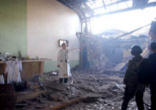 Image of The remains of the Catholic chapel bombed by militant Muslims