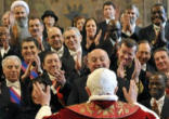 Image of Pope Benedict XVI addresses the Diplomatic Corps