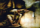 Image of Jesus healing the man born blind