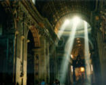 Image of Light coming into St Peter's