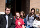 Image of A small classroom at Holy Spirit College where the students receive the finest of instruction by a Professor, even wearing the robe of the classical Wetsern academic tradition, who understnds his holy vocation