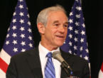 Image of Republican hopeful Ron Paul is enjoying growing support in his presidential bid but still lags behind Texas Governor Rick Perry.