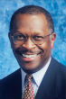 Image of Herman Cain is leading the Republican race according to the latest Zogby poll.