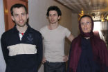 Image of Bauer, Fattal, and Shroud in this 2010 archive photo. 