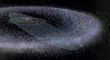 Image of An artist's rendition of the Oort cloud.