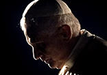 Image of Pope Benedict XVI is a man comfortable in prayer