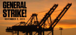 Image of A OWS produced graphic promoting the march to close the port on November 2.