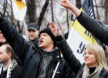 Image of Anti-Putin protestors in Russia