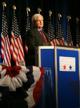 Image of Gingrich is on a clear trajectory to win the Republican presidential primary.