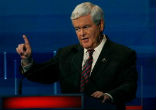 Image of Newt Gingrich during the 2012 Republican debates in South Carolina