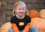 Image of A little girl with Down syndrome