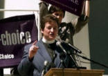 Image of Rev Dr. Ragsdale, several years ago, at a Rally opposing the Right to Life for Children in the Womb and calling the taking of their lives 