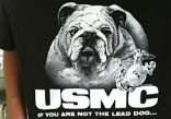 Image of Jordan Griffith was told by school officials to remove his Marine Corps shirt.
