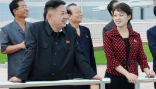 Image of Kim Jong Eun and his new wife, Ri Sol Ju.
