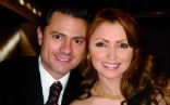 Image of Mexico's new President, Enrique Nieto with his wife, Angelica Rivera.