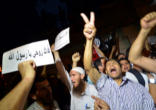 Image of Protestors at the US Embassy in Egypt